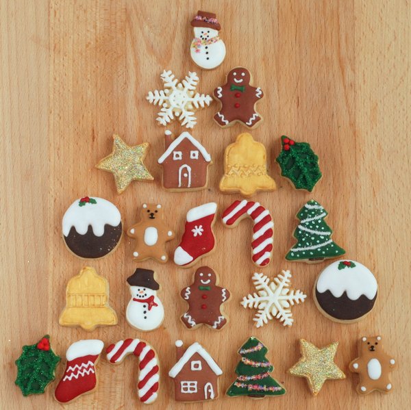 Christmas cookies advent calendar (via craftstorming)