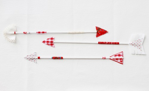 Valentine's bow and arrows (via themerrythought)