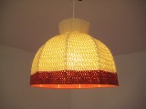 crocheted lampshade