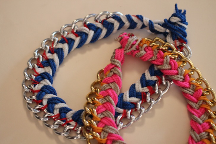 chevron chain necklace (via stripesandsequins)