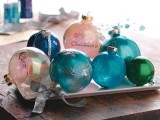 Painted Christmas balls