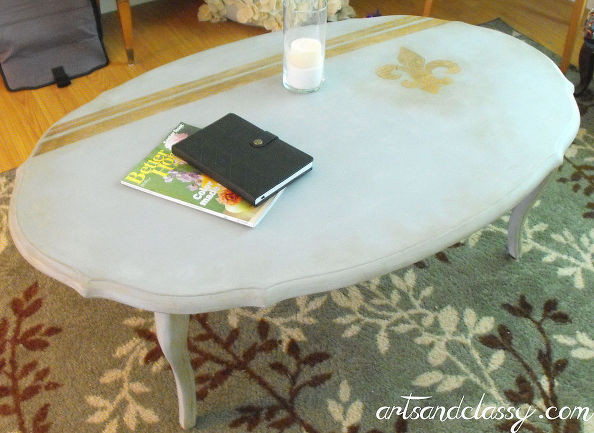 white oval coffee table