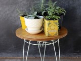 Awesome Diy End Table From A Plant Stand