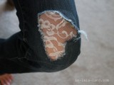 lace jeans