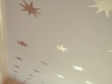 star stenciled ceiling
