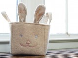 recycled bunny basket