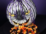 petrifying pumpkin candy dish