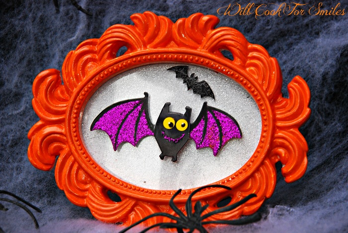 vampire bat decorative frame