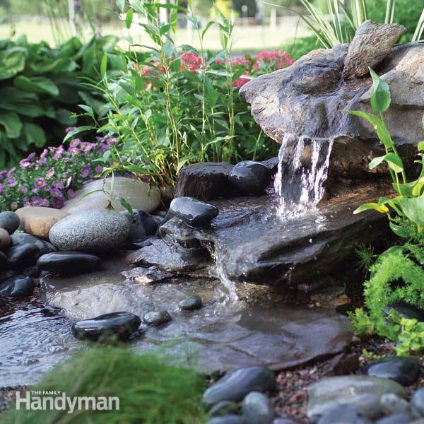 low maintenance water feature