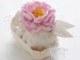 peony gift toppers
