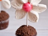 DIY flower pot muffins