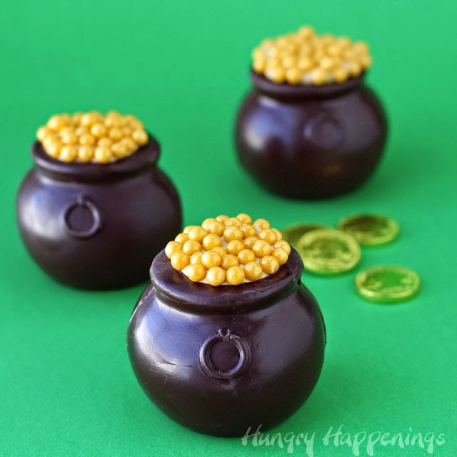 chocolate pots of gold (via hungryhappenings)