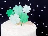 clover cake topper