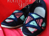 acrylic stamped shoes