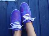 purple galaxy shoes