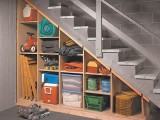 Basement Under Stairs Storage