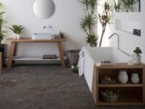 Bathroom With Natural Plants