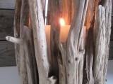 driftwood hurricane lamp