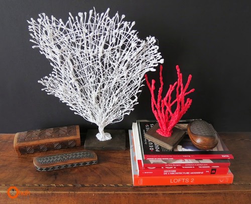 Beach Inspired Decor Diy Coral Of Wire