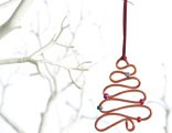 copper wire christmas ornaments