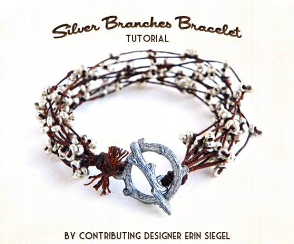 Beautiful Diy Silver Branches Bracelet