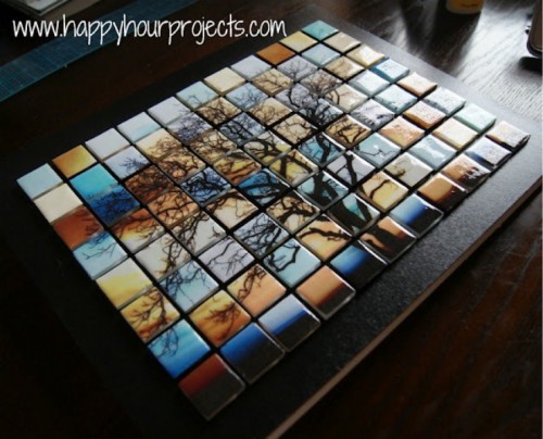 Beautiful Diy Tile Tree Mosaic
