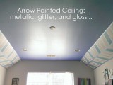 arrow painted ceiling