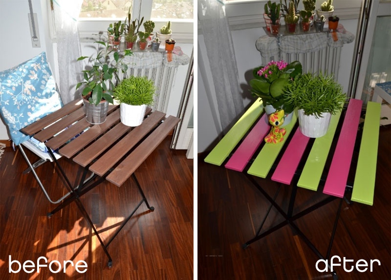 Before After Ikea Outdoor Breakfast Table