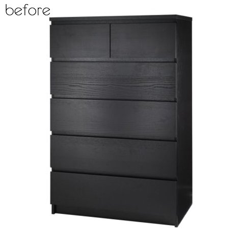 Before And After Mal Dresser From Ikea
