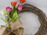 Beutiful Diy Tulip Wreath