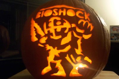 Bioshock Pumpkin