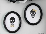 Halloween skull frames