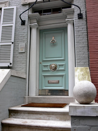 Blue Front Door Design