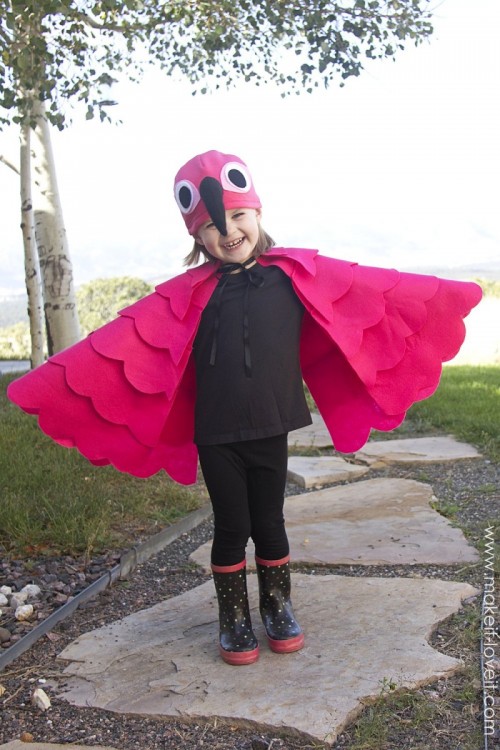 flamingo costume (via makeit-loveit)