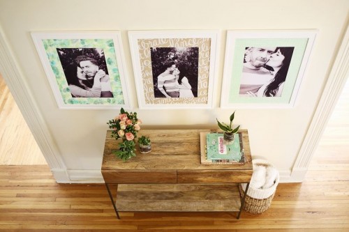 Bright And Quirky DIY Patterned Photo Mats