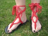 macrame sandals