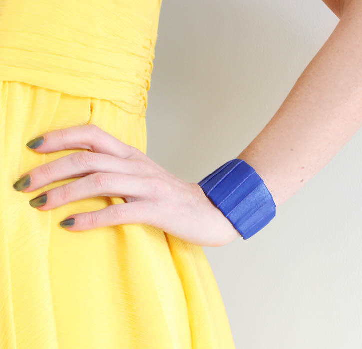 Bright Diy Wrapped Leather Cuff