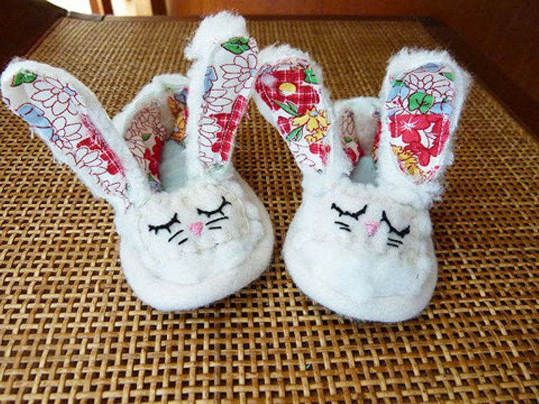 Bunny Shoes As An Easter Present