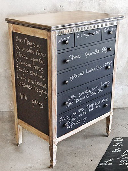 Chalkboard Dresser Painting Ideas