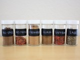simple spice jar labels