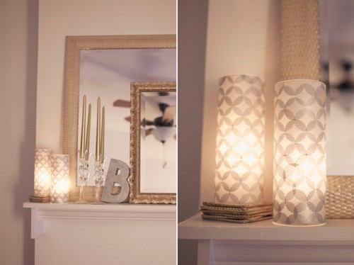 Charming Diy Luminaries Covered With Tissues
