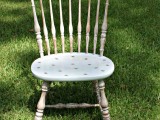 shabby chic floral chair