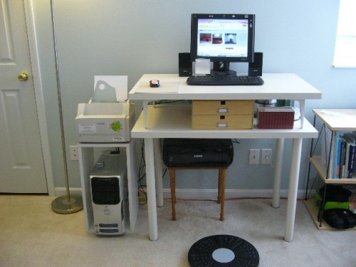 DIY Minimalist Standing Desk For Less Than $30