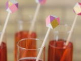 faceted drink stirrers