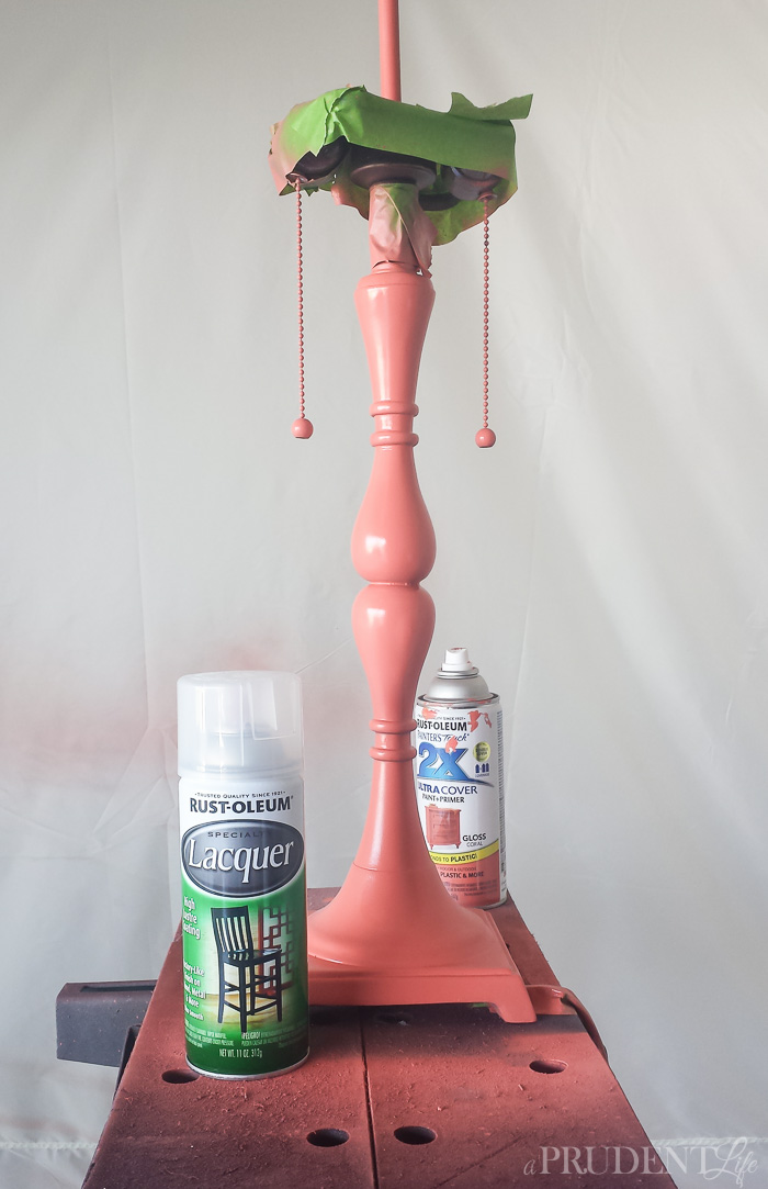 Chic and cheap diy lamp makeover  4