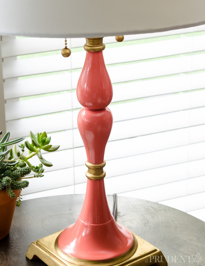 Chic and cheap diy lamp makeover  5