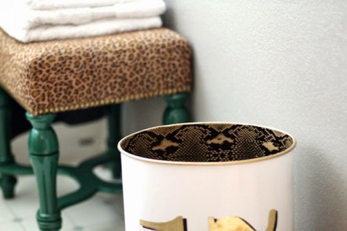 Chic Diy Trash Can Makeover