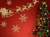 Chrsitmas Decor With Wall Stickers