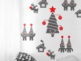 Chrsitmas Decor With Wall Stickers