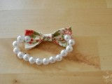 Classic Diy Pearl And Bow Bracelet